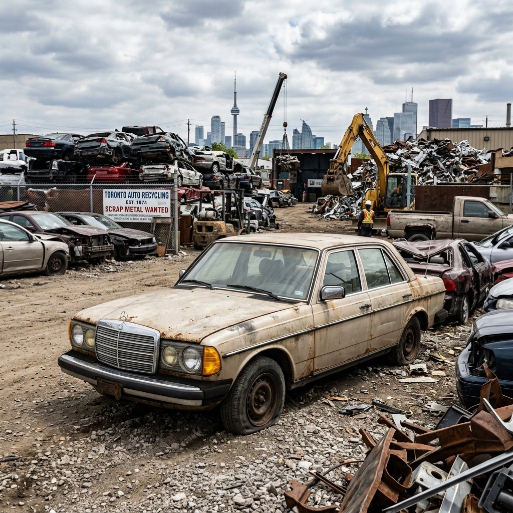 Cash for junk cars and scrap diesel vehicle recycling service in Greater Toronto Area